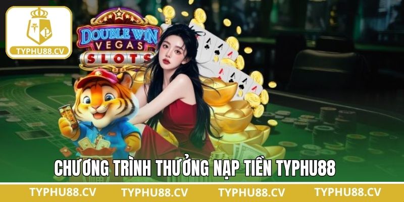 Chương trình thưởng nạp tiền Typhu88 với hàng ngày/tuần