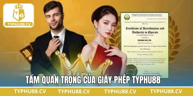 Lợi ích khi nhà cái nhận giấy phép Typhu88
